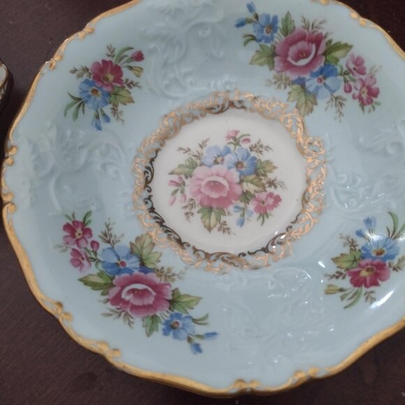 English bone china, Shelley, EB Foley, cups and saucers - Picture 6 of 10